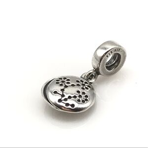 Pandora Breast Cancer Awareness Flower Dangle Charm